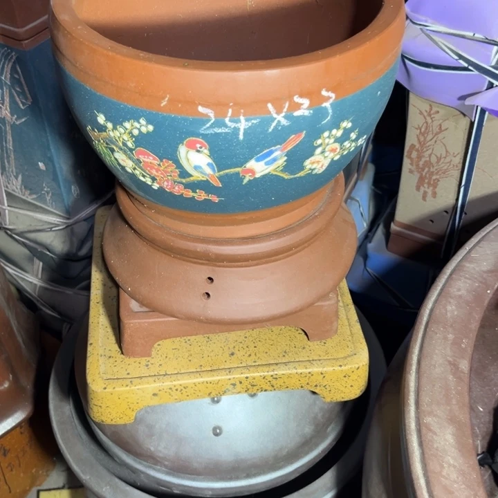 紫砂花盆紫砂花盆