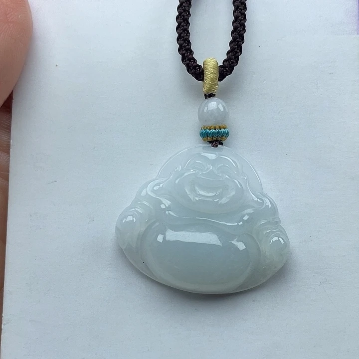 翡翠未镶嵌颈饰佛公