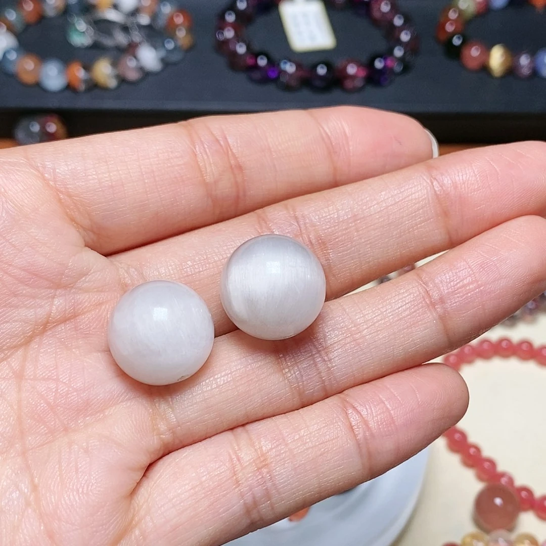 水晶手串未镶嵌小*品白兔毛15