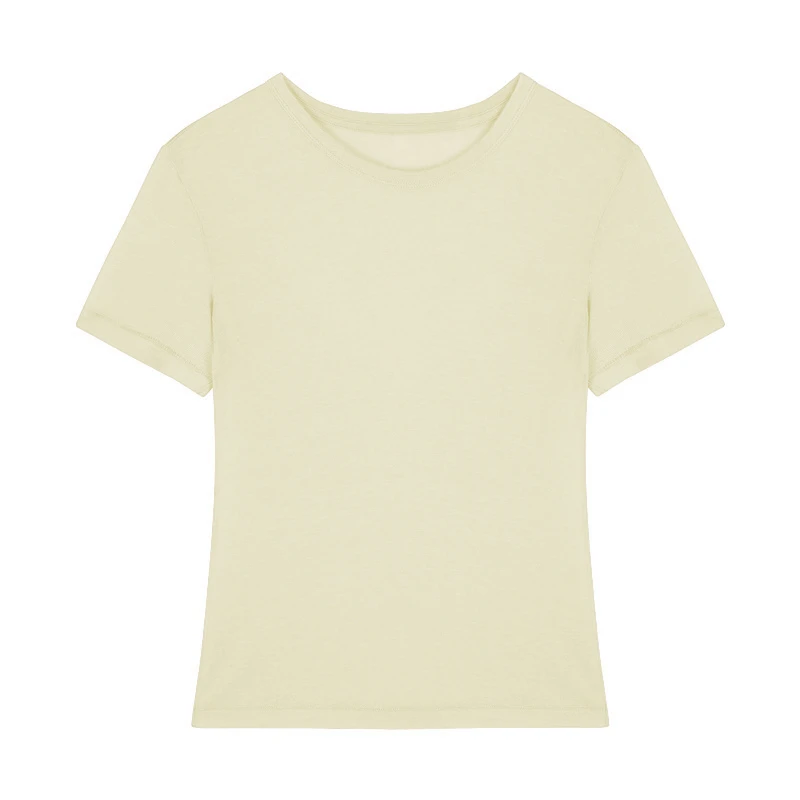 XY天丝羊绒T恤女士软糯C25D05