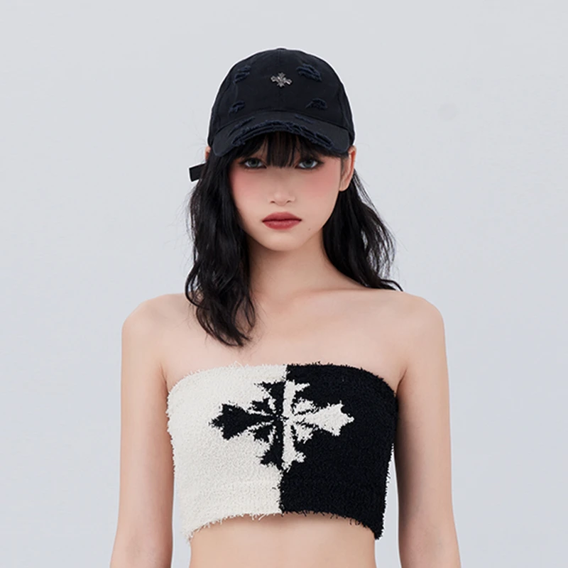 Lexuris乐序鸭舌帽学生减龄新款简约百搭大头围显脸小610131