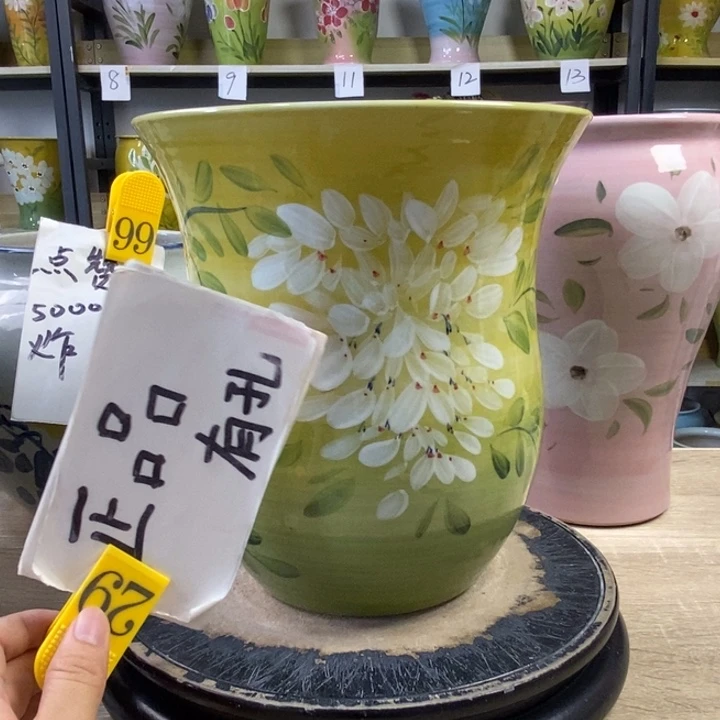 景德镇高温陶瓷花盆