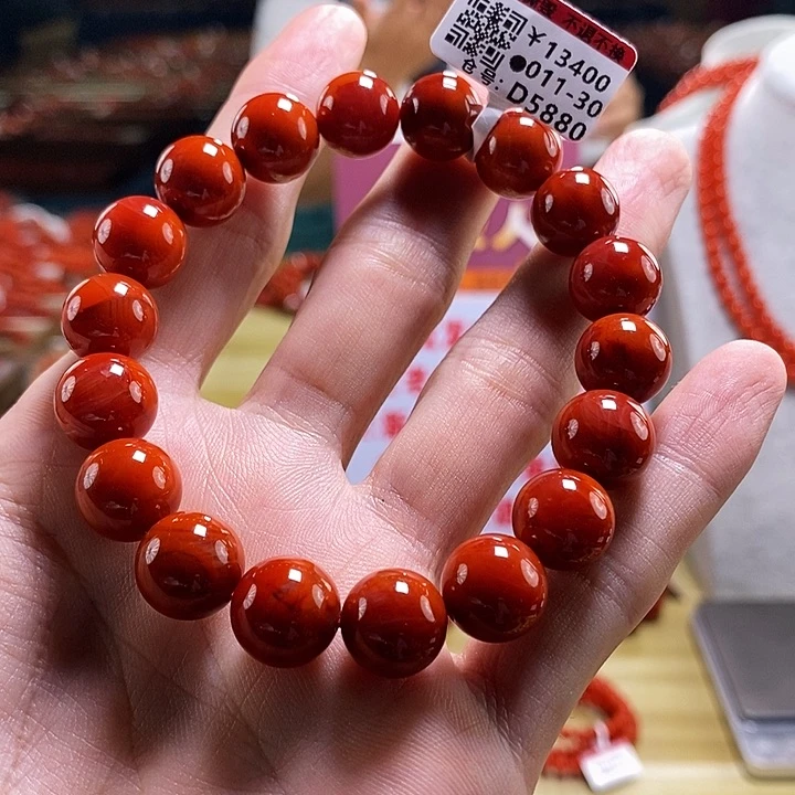 未镶嵌瓦西  12mm  多样性发一南红玛瑙