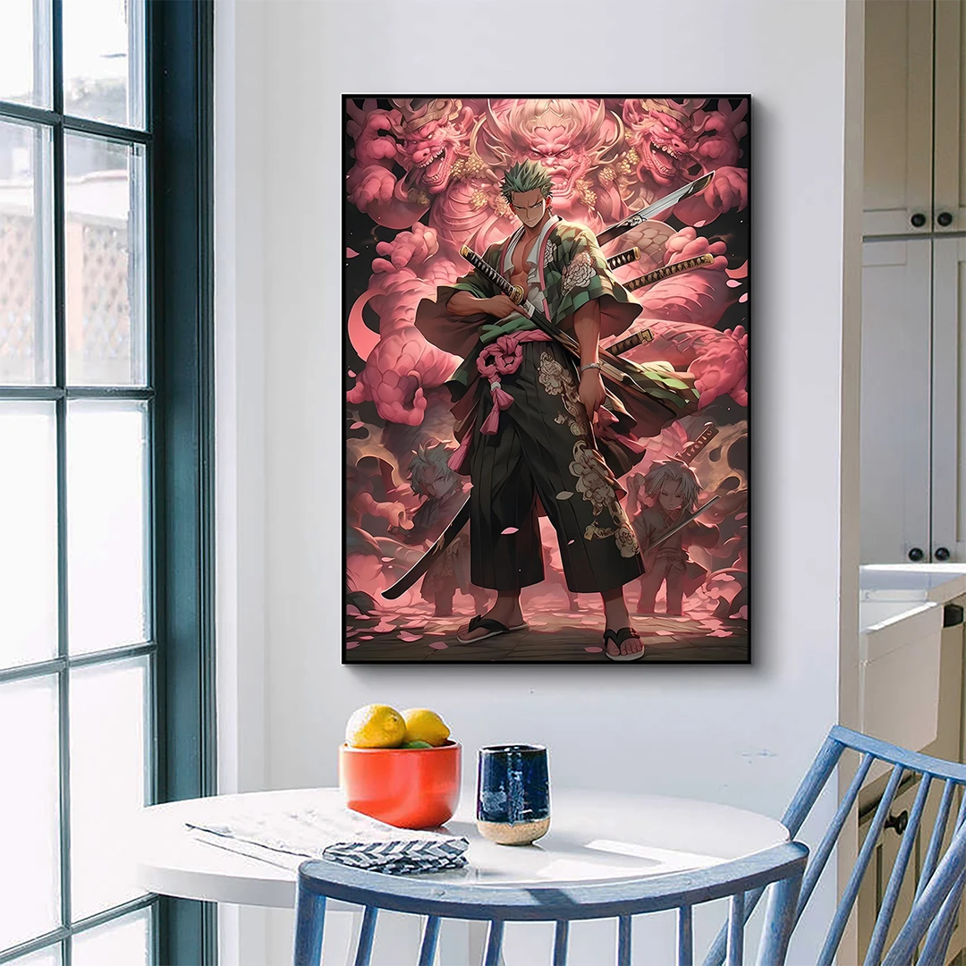 海贼王 索隆 50*70厘米 铝合金晶瓷画