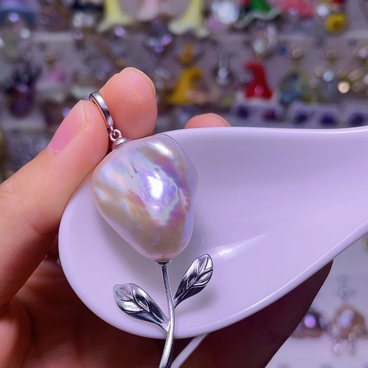 合金颈饰淡水珍珠48