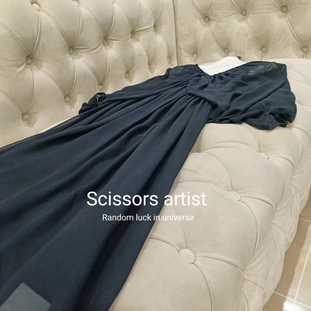 【Scissors artist】高端设计师走秀女装连衣裙3616