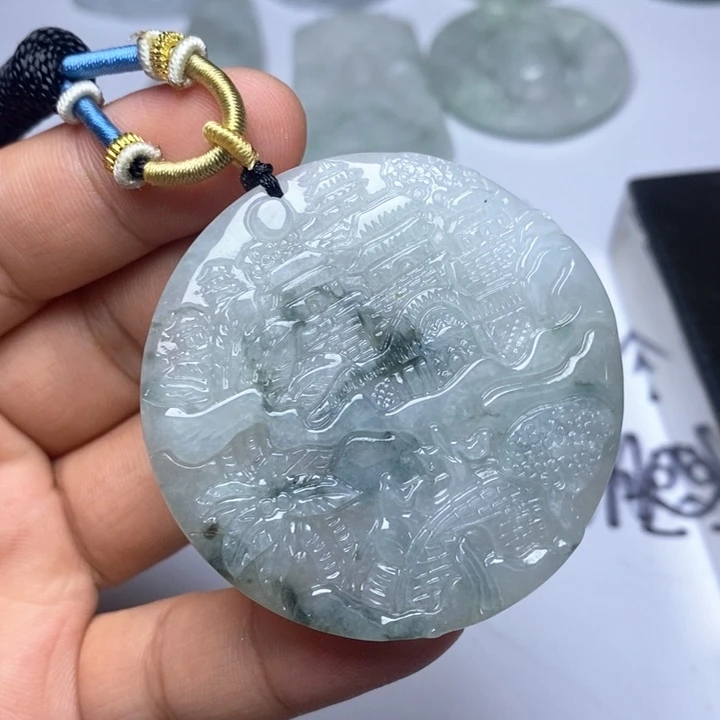 颈饰未镶嵌翡翠翡翠