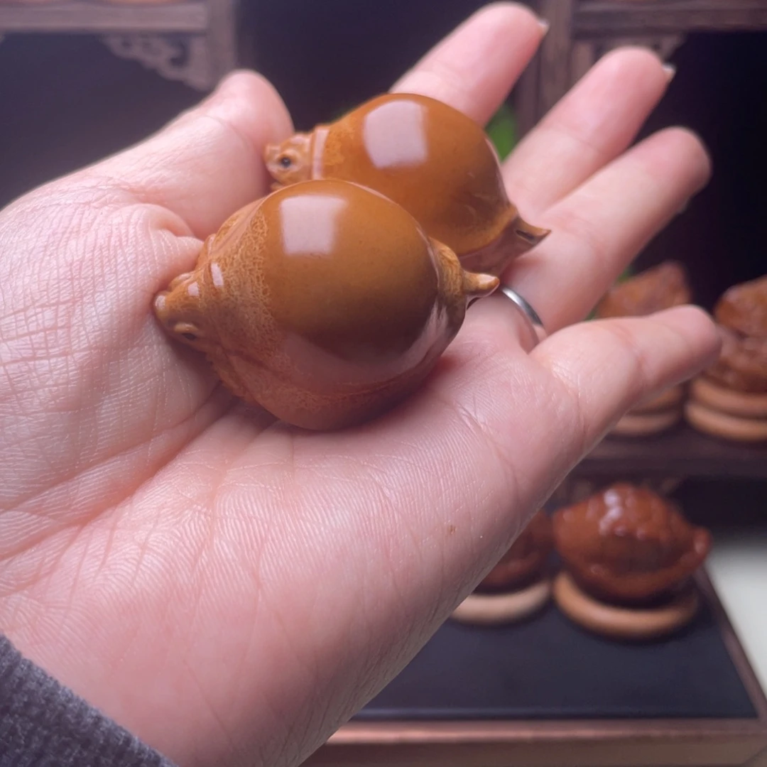 橄榄核吊坠金钱龟手球3.5