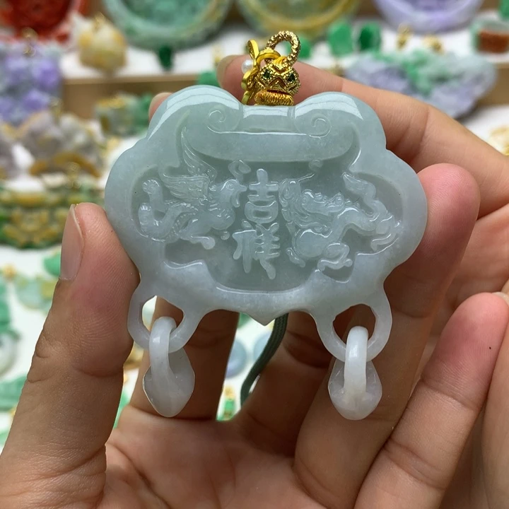颈饰未镶嵌翡翠翡翠