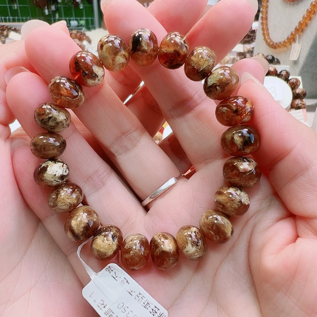 V***威裸石琥珀未镶嵌抚顺琥珀花蜡