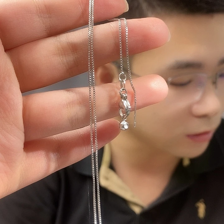 纯铜石英石链子白色