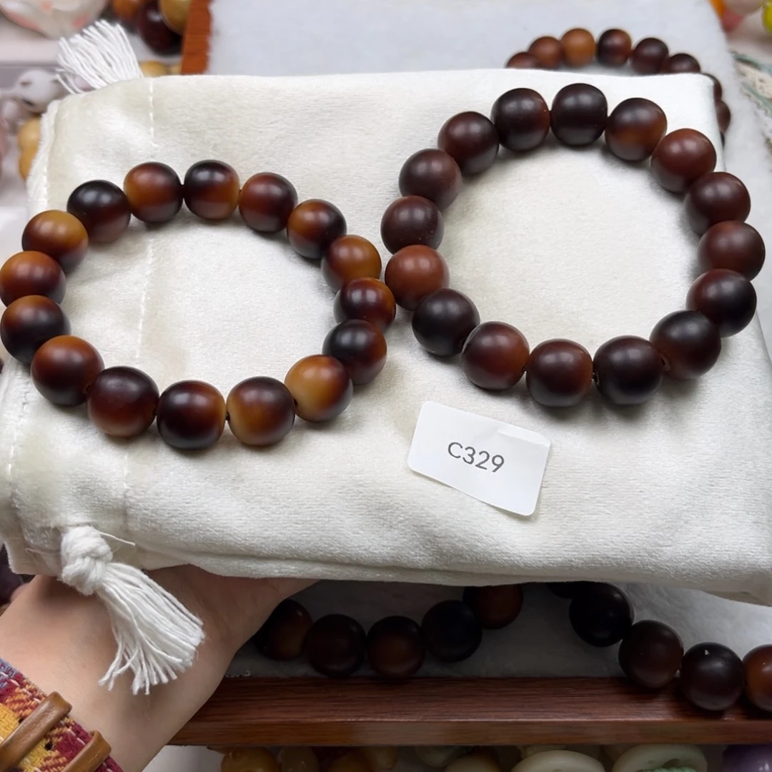 白玉菩提吊坠我****芦通货c329苹果珠一串15m