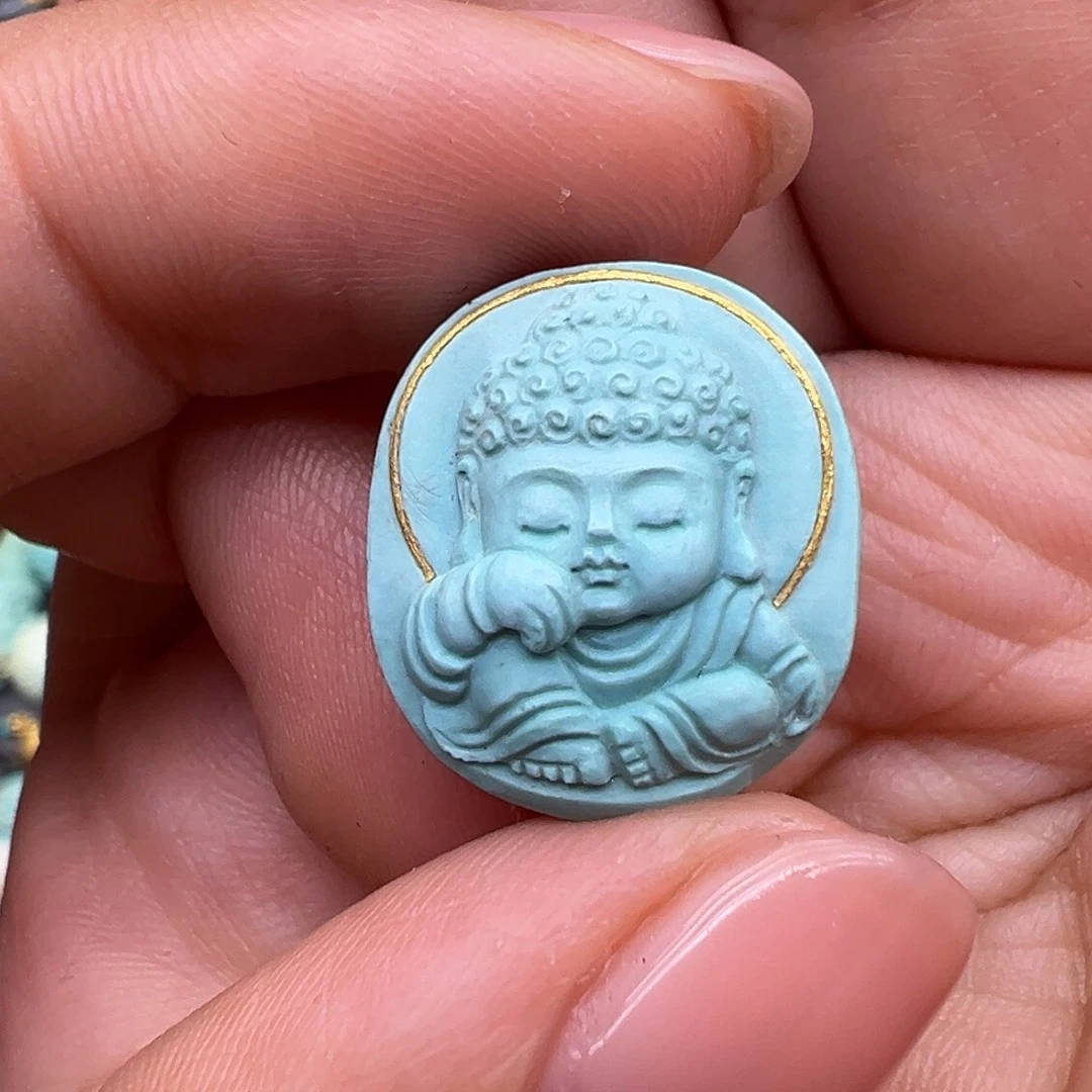 可****绿松石未镶嵌配件配件
