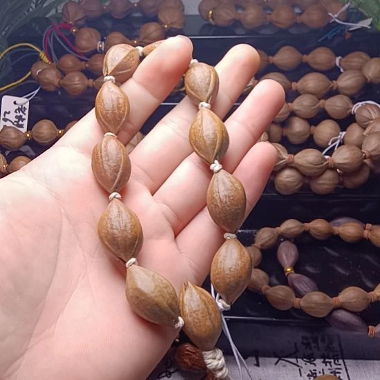 手串/手链橄榄核橄榄核三花梅林铁核手串（微瑕疵）