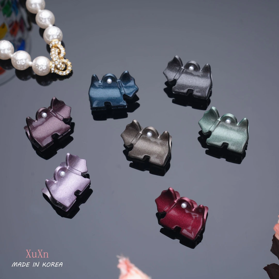 韩国狗刘海小抓夹后脑勺发夹气质迷你小件饰品成人女团韩版ins