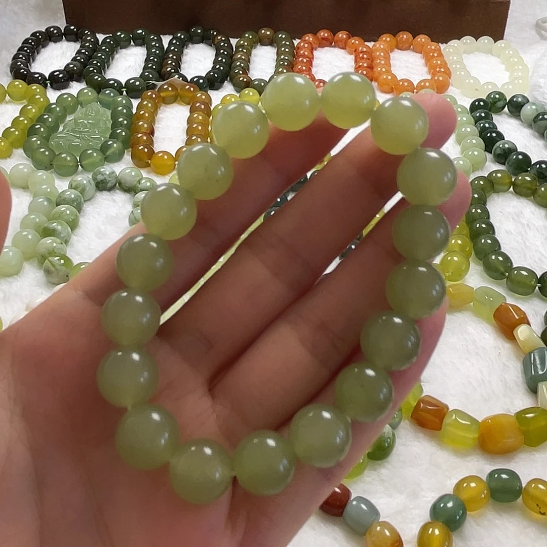 蛇纹石玉未镶嵌手串