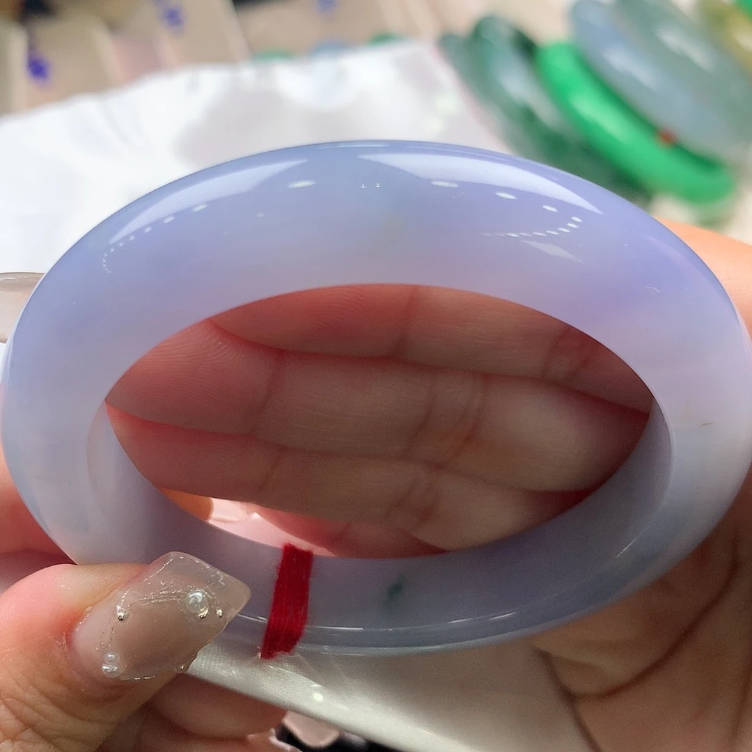 翡翠未镶嵌手镯55.2正圈