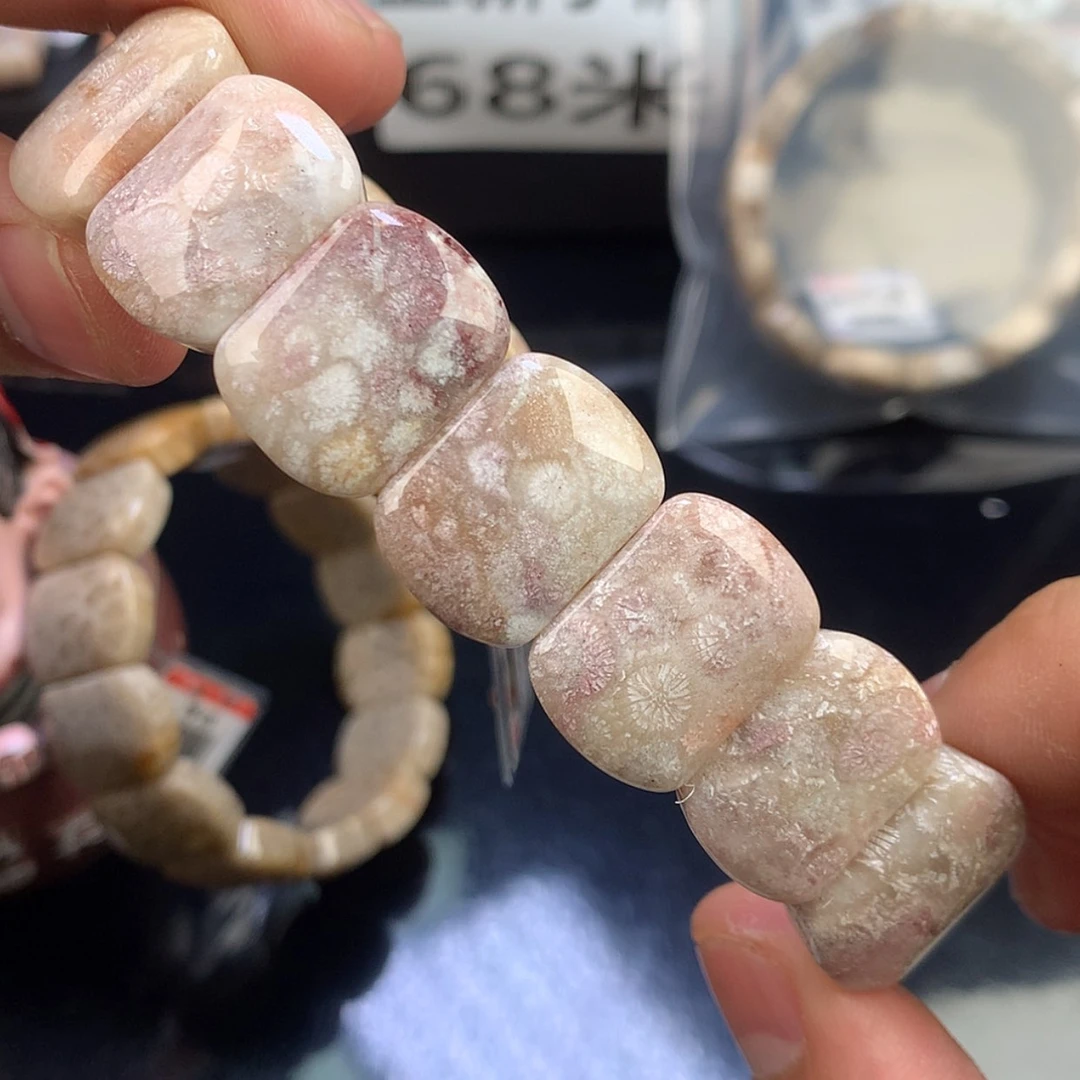 【闪购商品】硅化珊瑚（珊瑚玉）未镶嵌颈饰34号紫色沙沙料