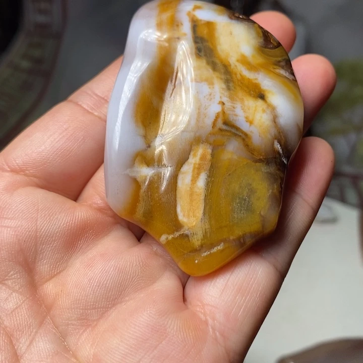 石材家居摆件硅化木