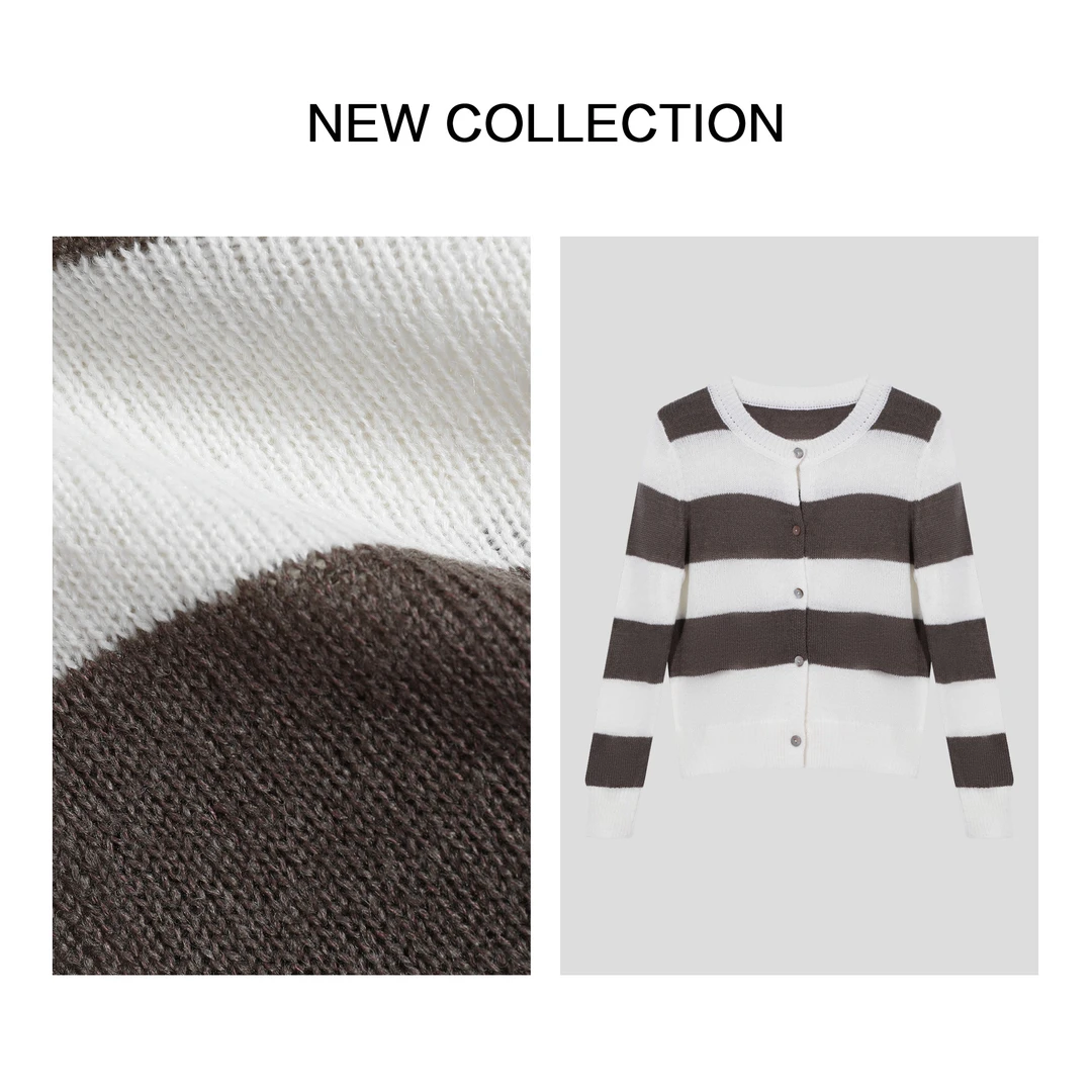 【静秋专属】X3F39010B 休闲百搭女士线衣