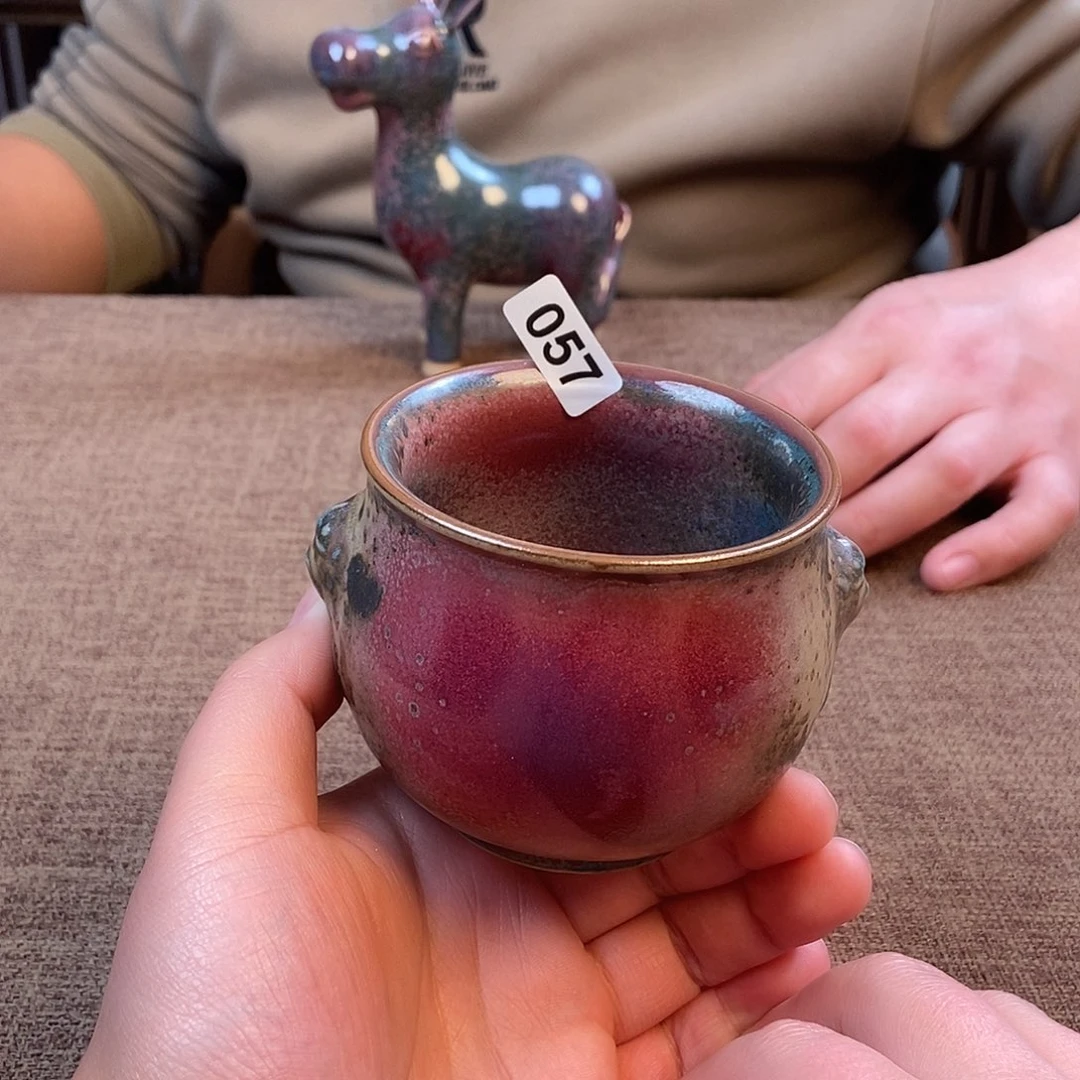 瓷片钧瓷主人杯杯