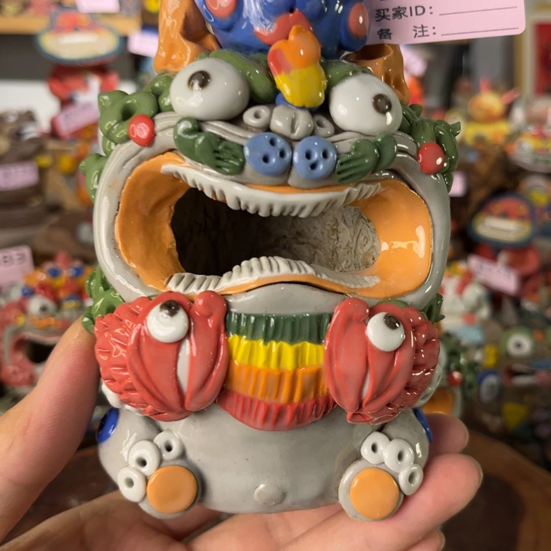 泥塑波****贝纯手工茶宠摆件