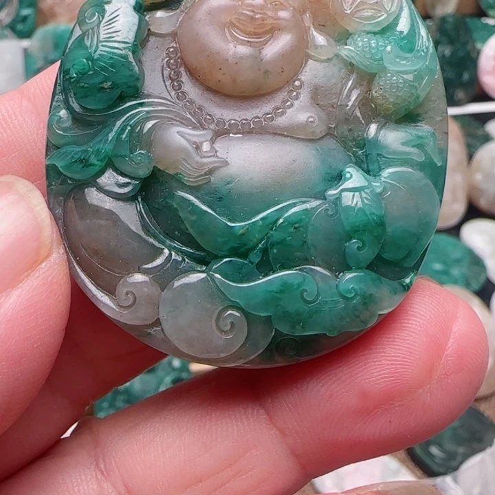 独山玉未镶嵌吊坠(不含链)