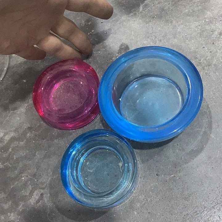 有机玻璃一组三个手工测量