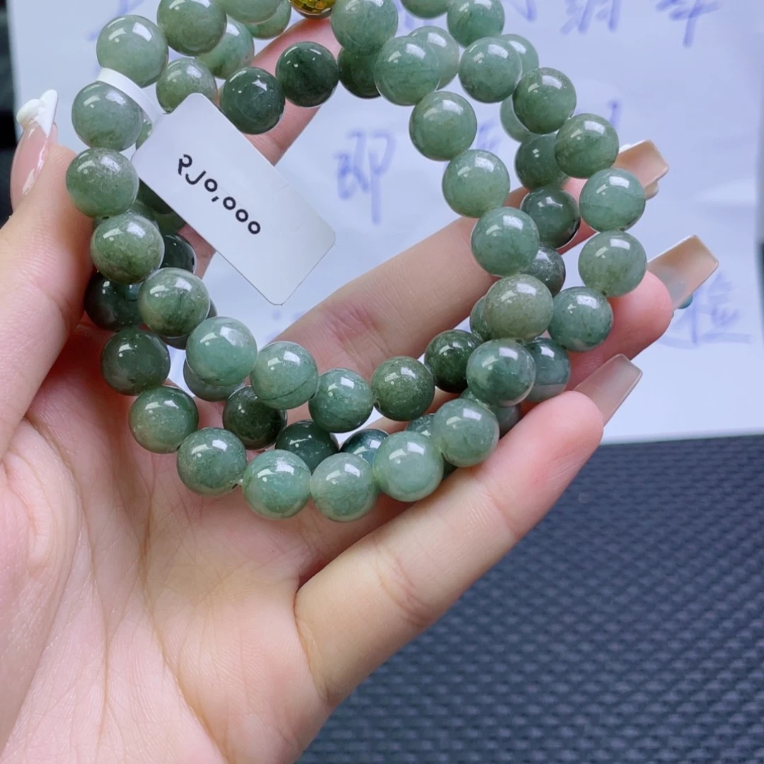 未镶嵌戒指翡翠珠串