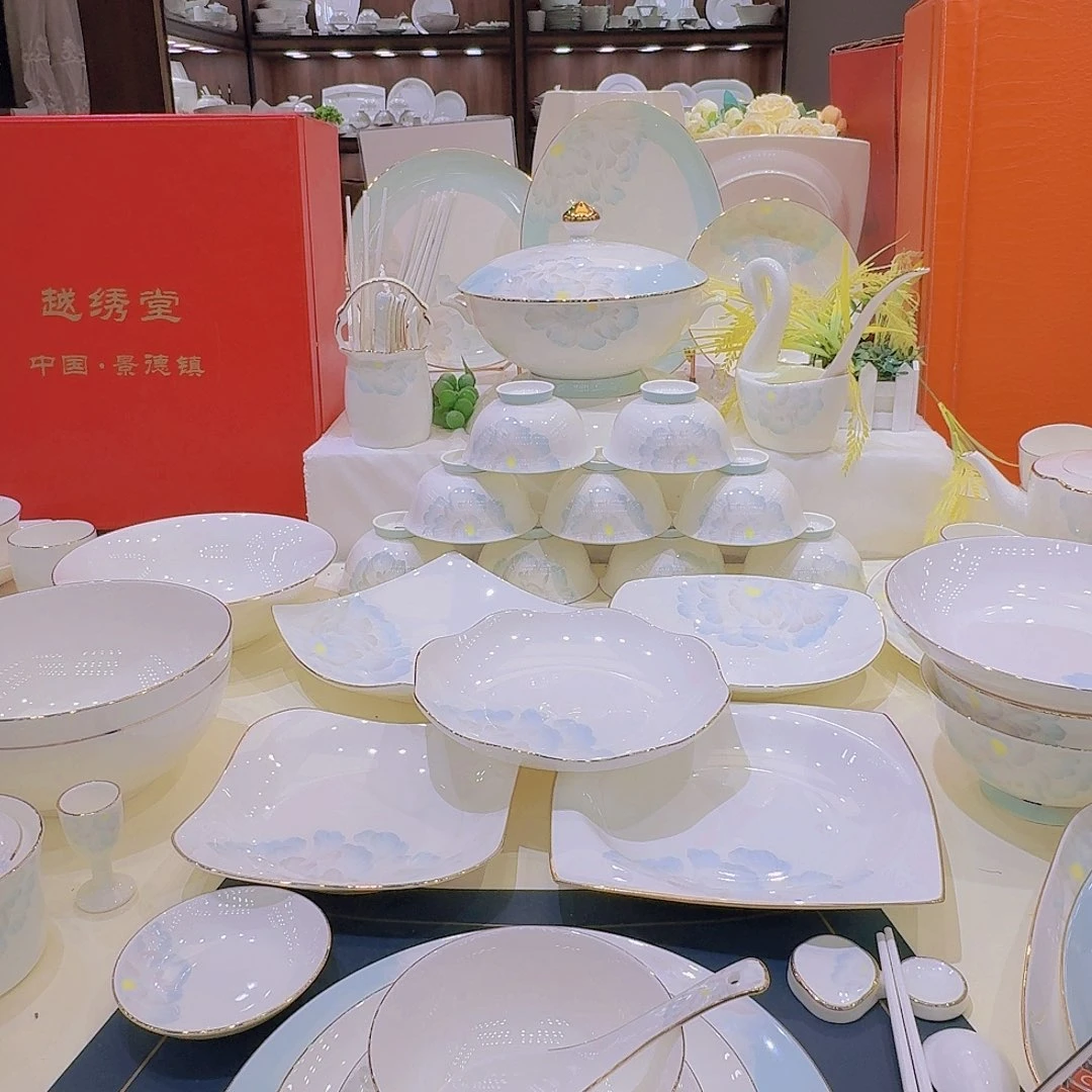 45%以上骨粉骨瓷邂逅碗碟单拍