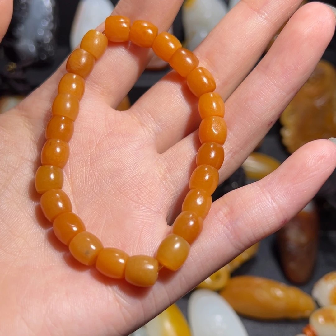 和田玉（糖玉）未镶嵌车挂