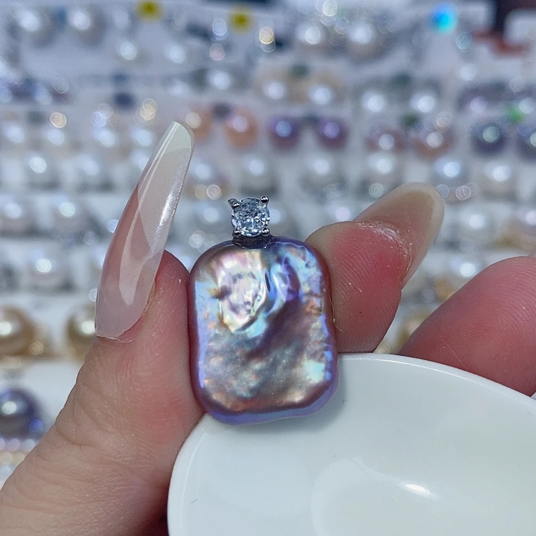 合金淡水珍珠颈饰