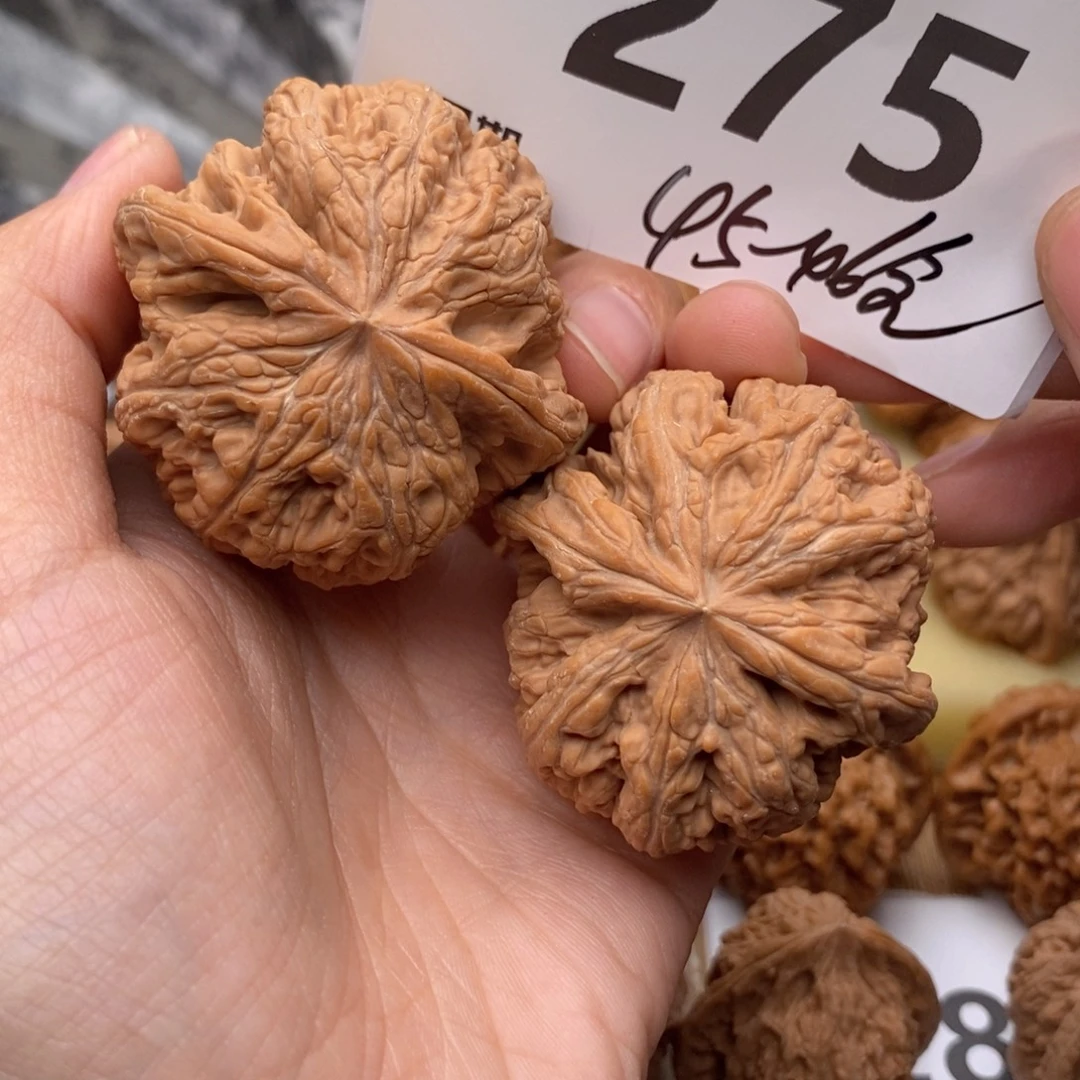 占***欲把件文玩核桃275号45-46全粗筋