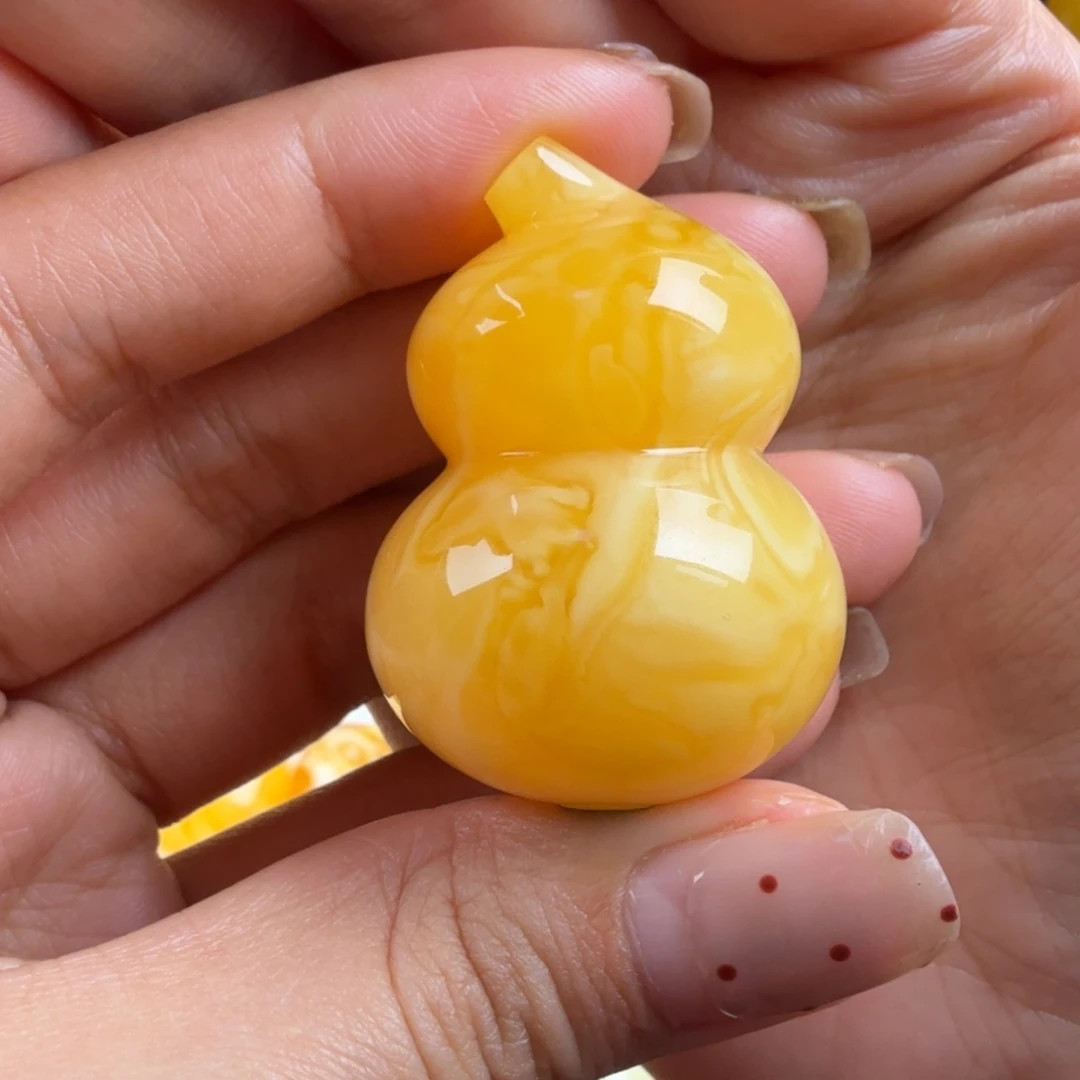 琥珀未镶嵌颈饰纯天然琥珀蜜蜡无优化