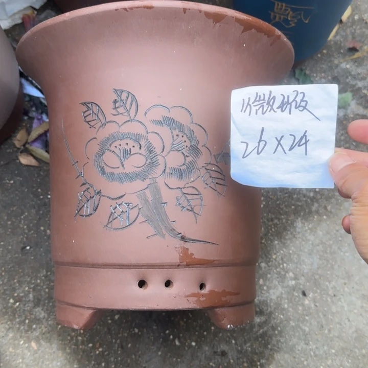 紫砂花盆特价商品