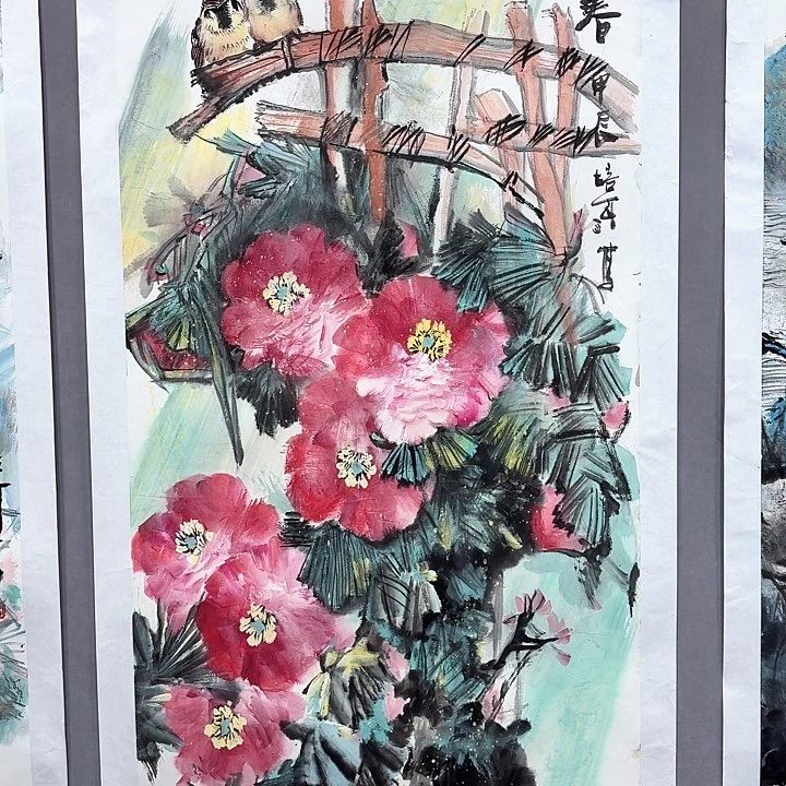 国画亲笔手绘放心去藏