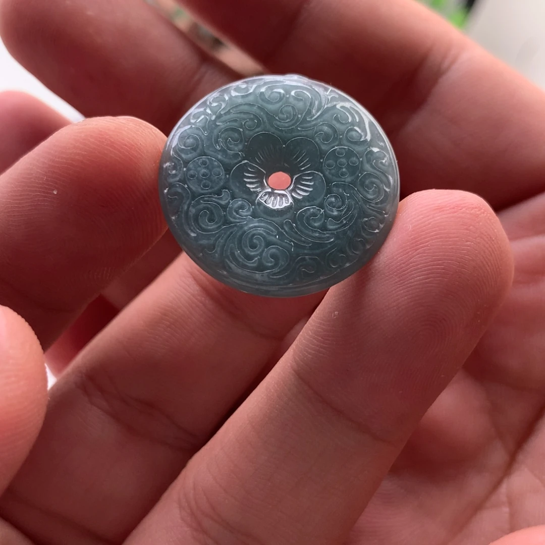 颈饰未镶嵌翡翠扣子