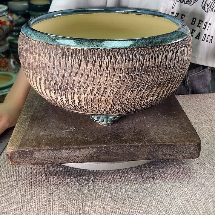 泳坤堂石湾盆陶瓷