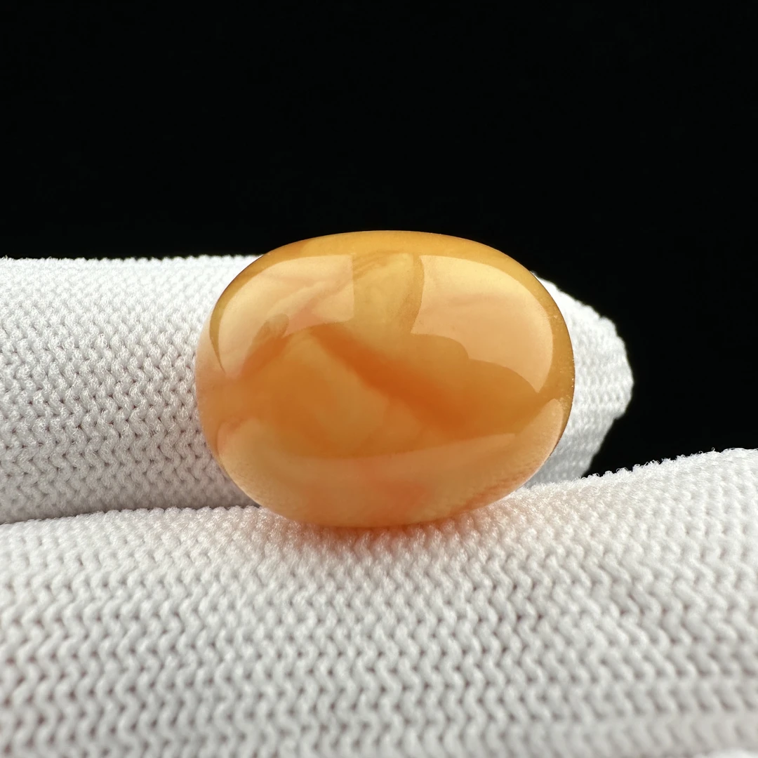 K1543天然原矿蜜蜡 枣珠14.6*18.6mm支持复检假一罚十