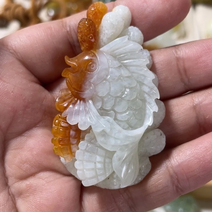 未镶嵌岫玉吊坠(不含链)