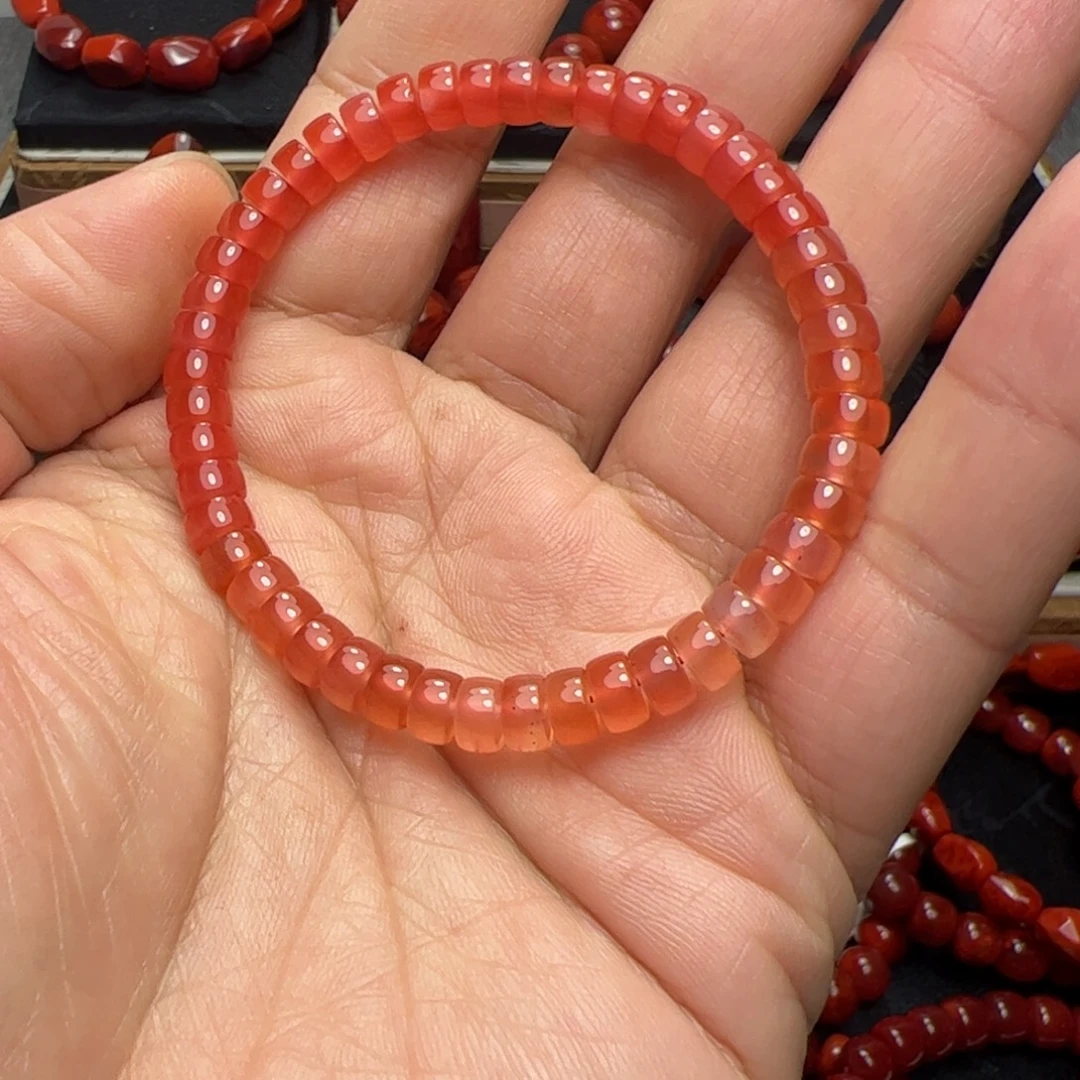 南红玛瑙未镶嵌手串