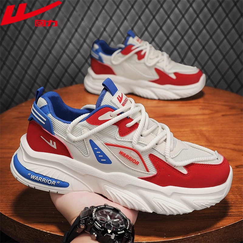 回力鞋子男款春季休闲厚底增高老爹鞋男2025新款轻便百搭透气潮鞋