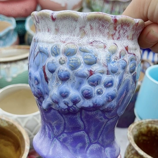 多肉绿植陶瓷花盆9.9包邮