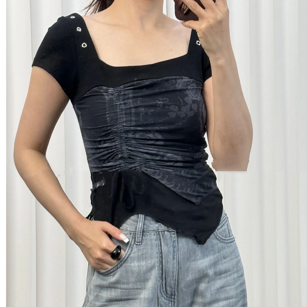 b100 黑小衫修身 女