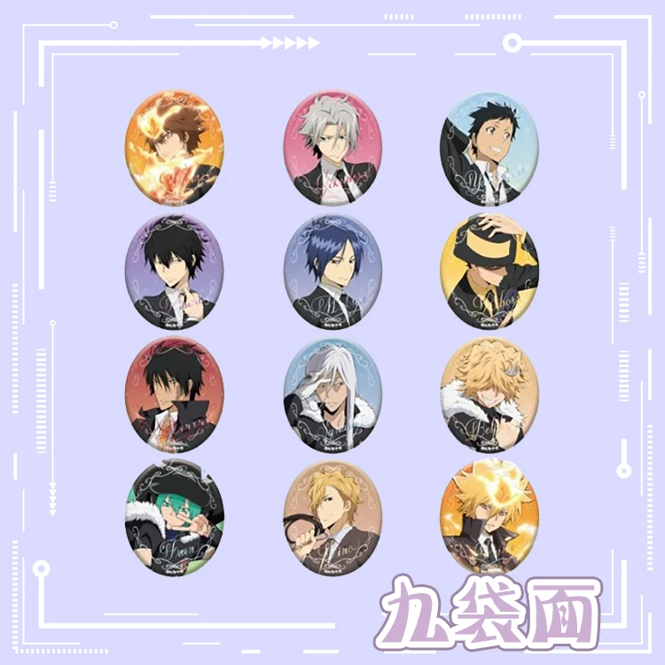 【家庭教师】烫金椭圆系列吧唧 徽章 日谷代拆