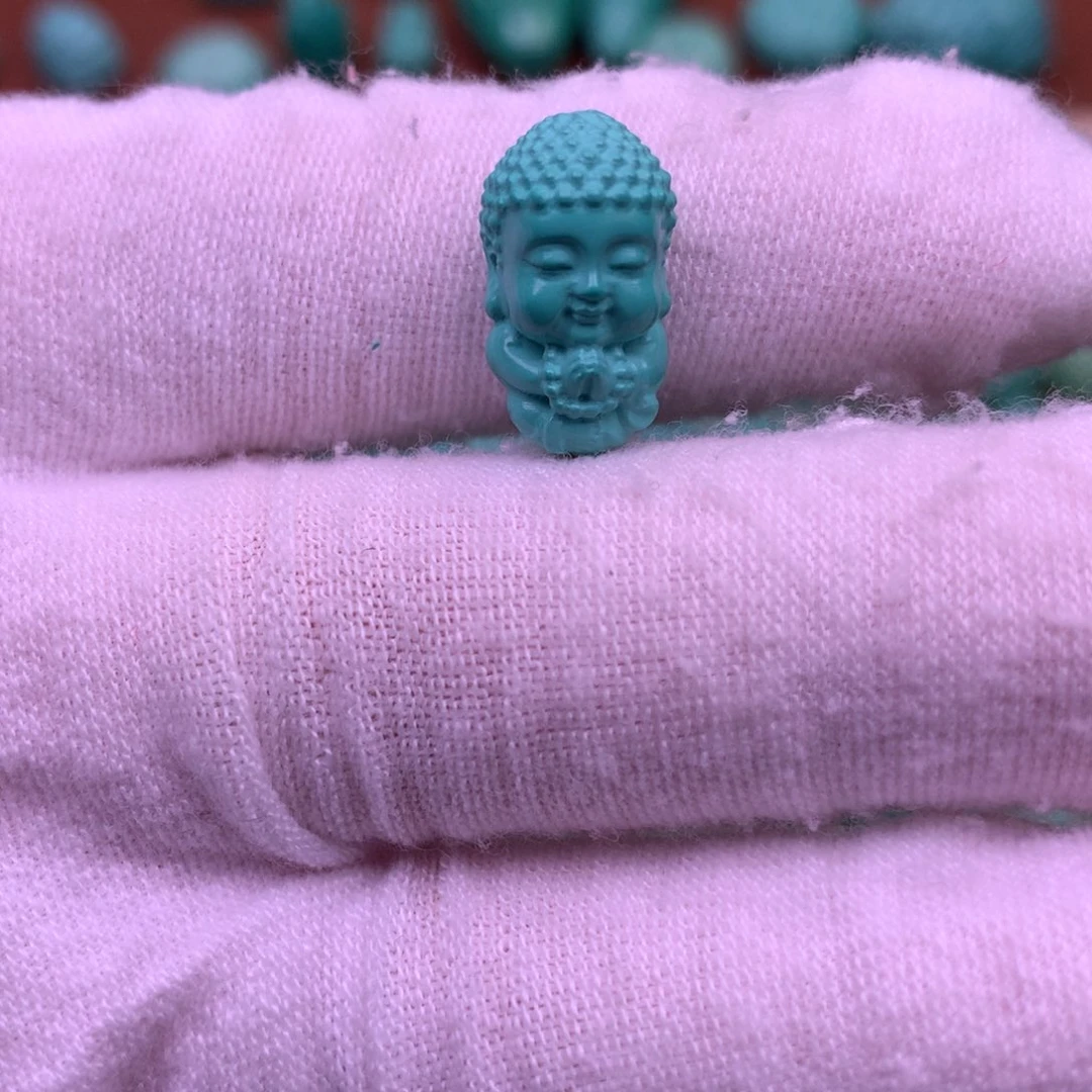 原生态散珠配珠宝宝佛卡9.3