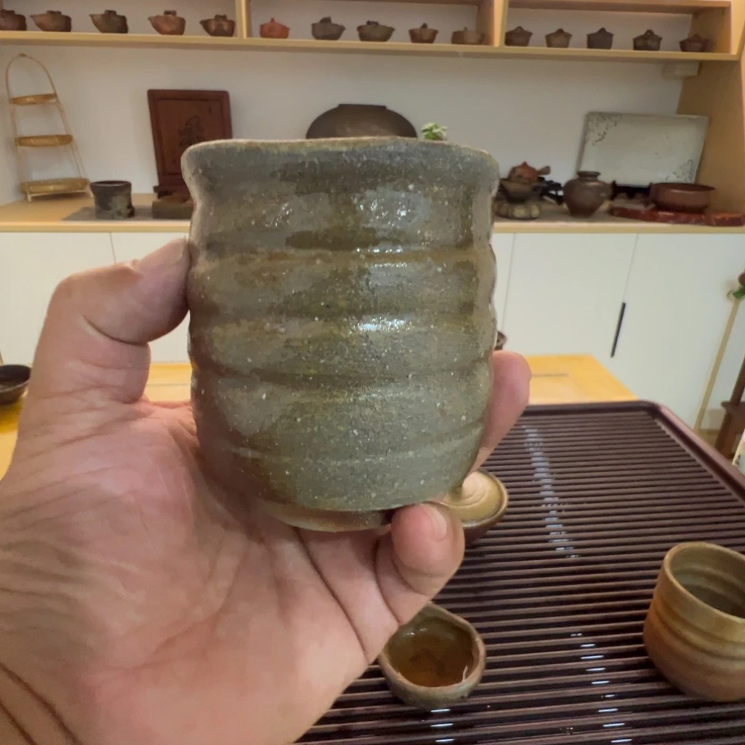 润物轩品质备前烧杯子