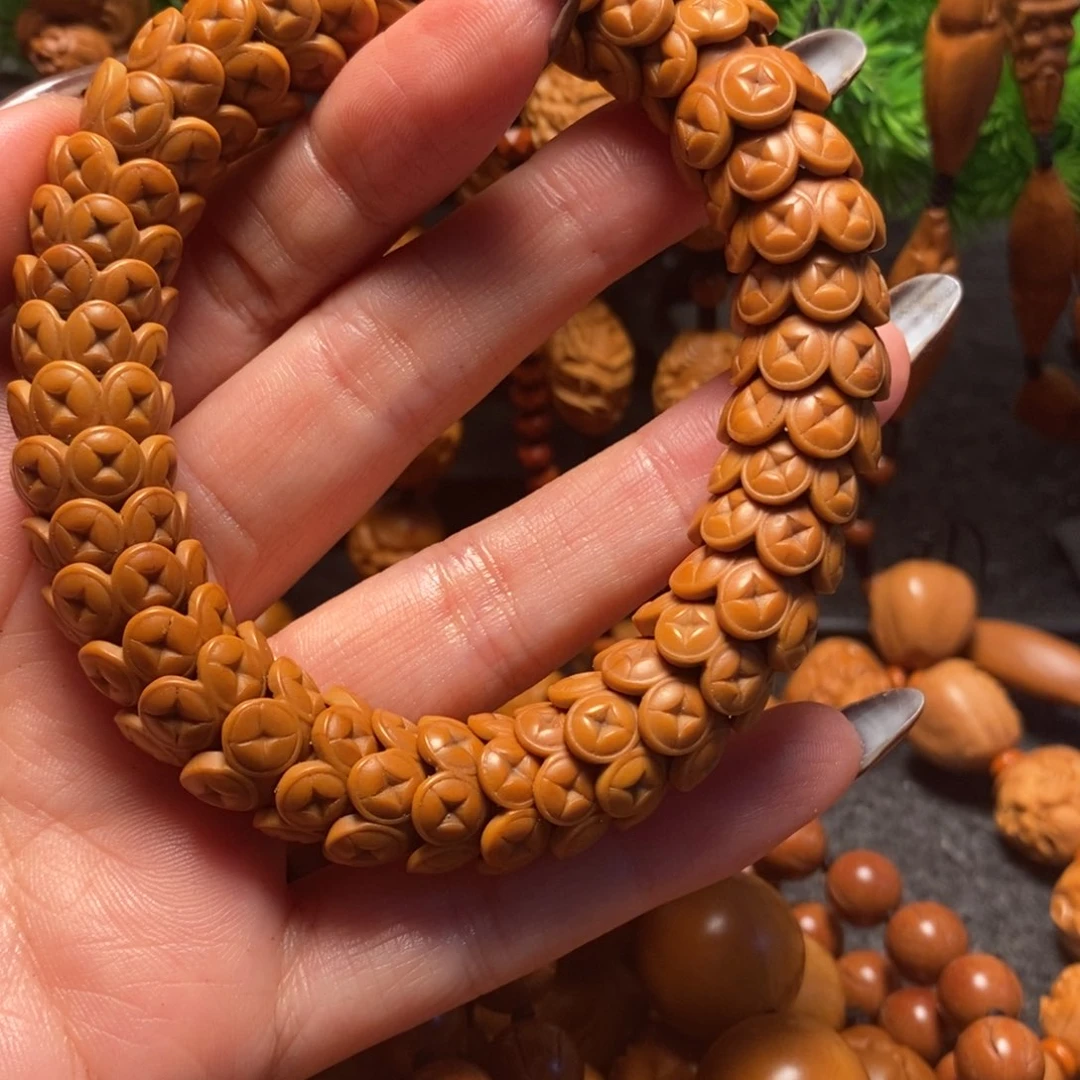 橄榄核手串/手链金饭碗