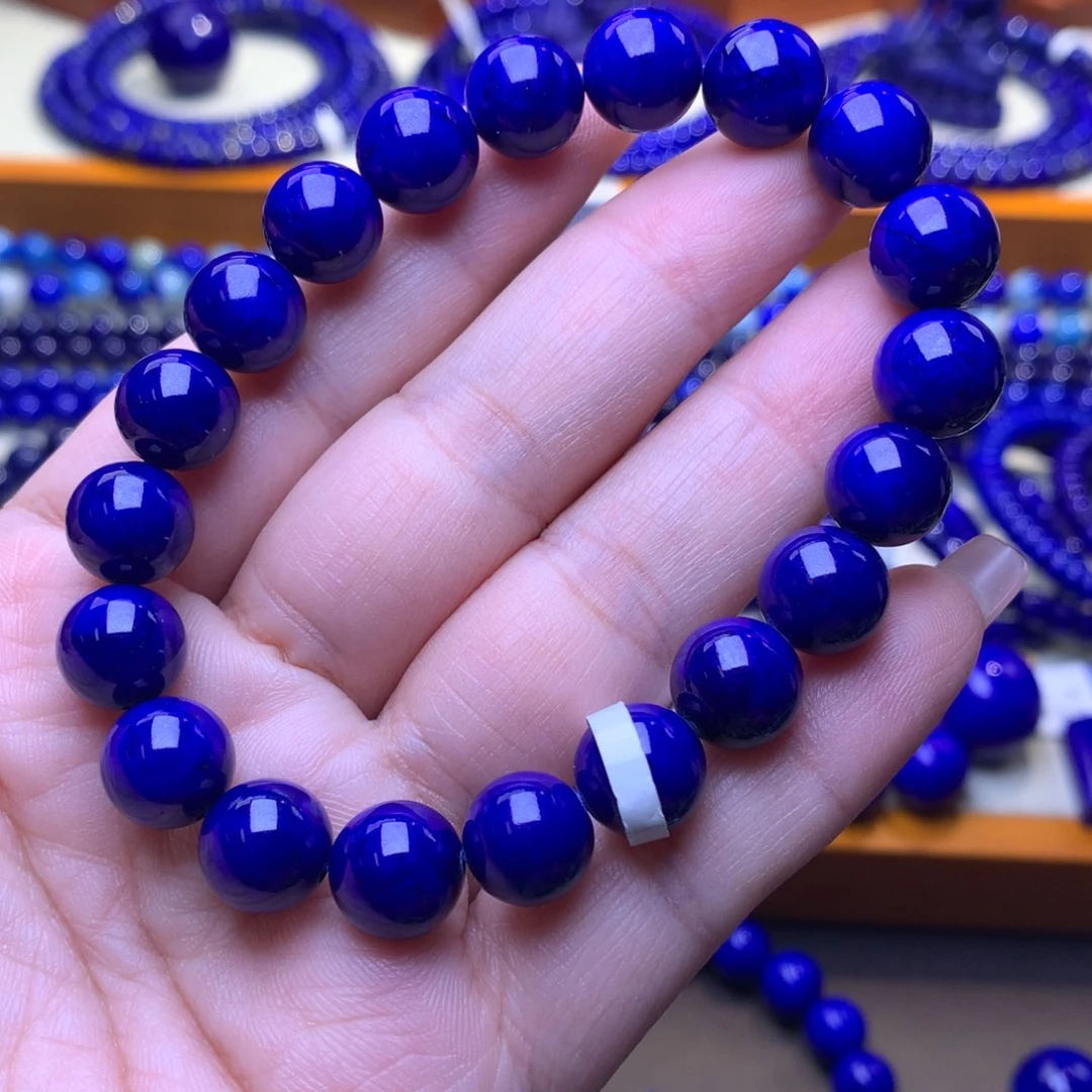 青金石未镶嵌手串10m