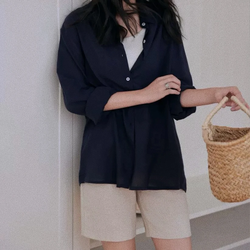 【夏日薄荷衫】自留轻薄柔软超舒服透气 防晒衬衫